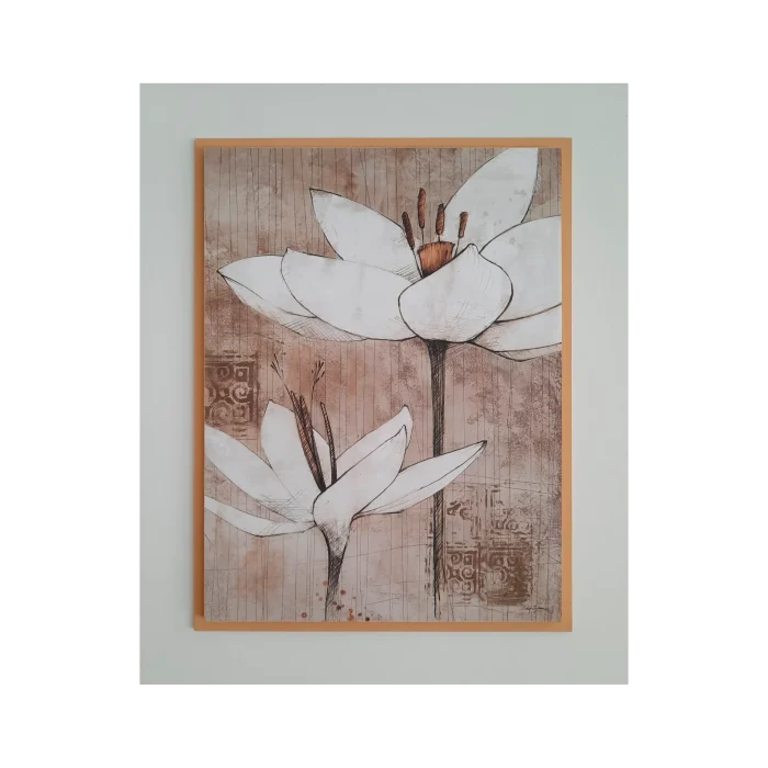 Cuadro pencil floral III - Imagen 2