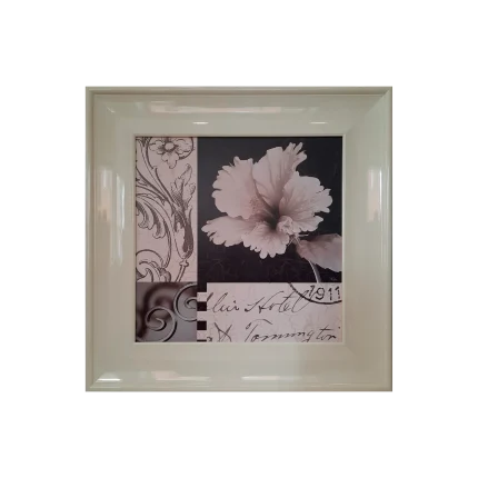 Cuadro flor blanca II