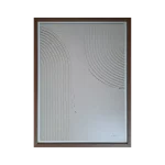 Cuadro minimalista arena - Imagen 2