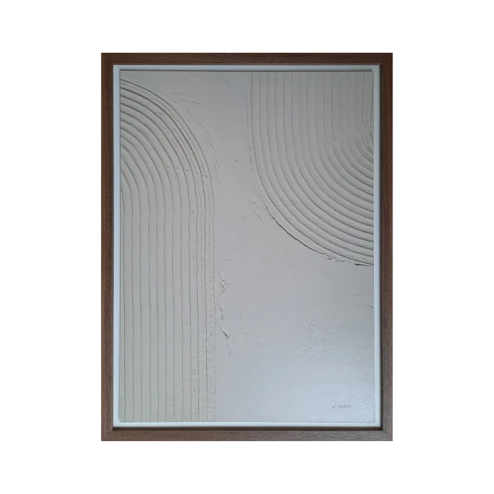 Cuadro minimalista arena - Imagen 2