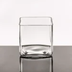 Jarrón cristal transparente