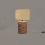 Lámpara de cerámica ratán - Imagen 2