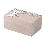 Caja madera natural