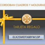Tarjeta Regalo de Cordobán Cuadros