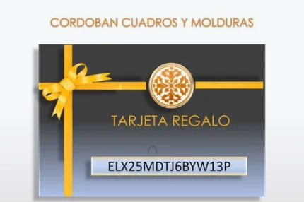 Tarjeta Regalo de Cordobán Cuadros