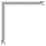 Moldura aluminio 410/16