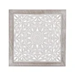 Cuadro calado blanco