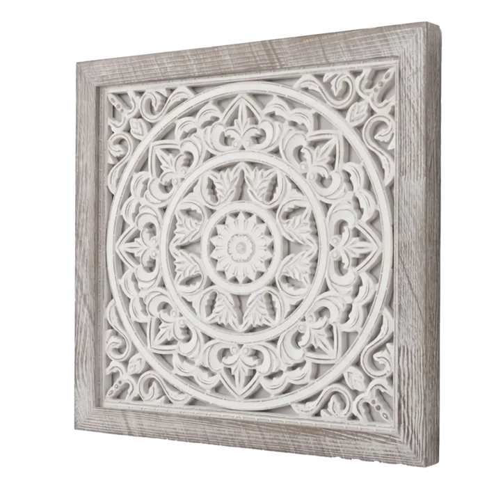 Cuadro calado blanco - Imagen 2